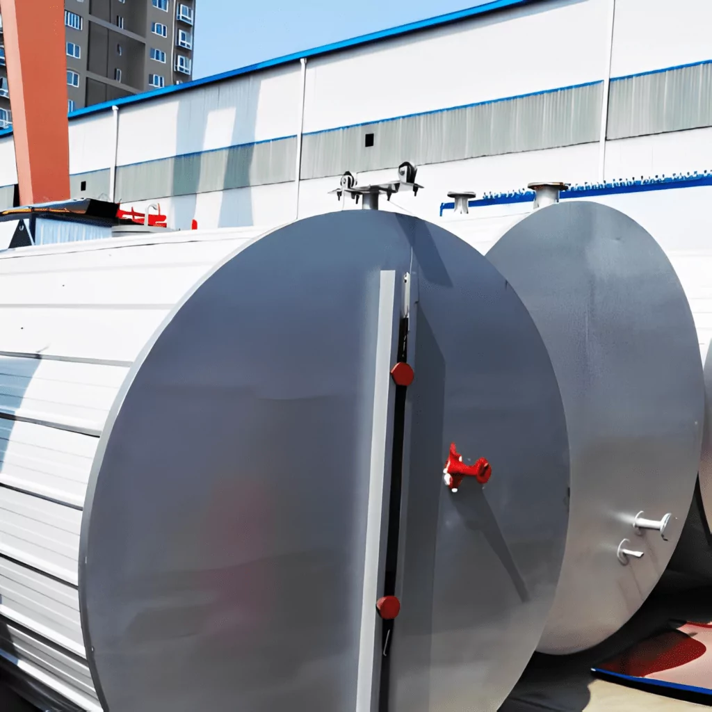 Bronya thermal insulation coating on industrial tanks